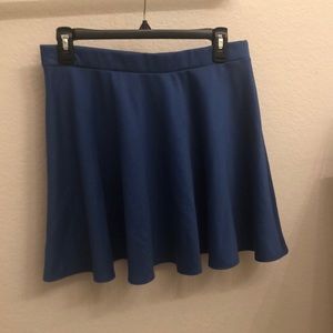 Royal blue skater skirt